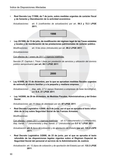 Especial PRESUPUESTOS 2011 - CISS