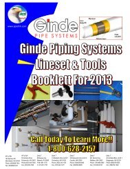 Ginde Pipe System Lineset & Tools Booklett - API of NH