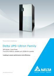 DPS 60-400 kVA (Brochure) - DELTA Power Solutions