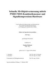 Schnelle 3D-Objektvermessung mittels PMD/CMOS ...