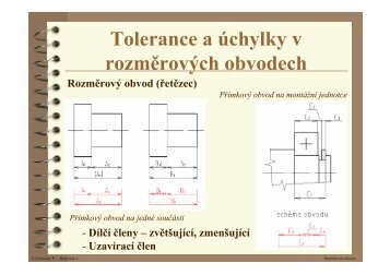 Tolerance a Ãºchylky v rozmÄrovÃ½ch obvodech