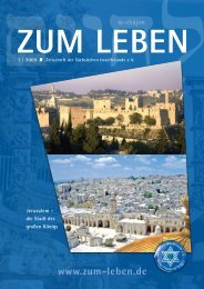 Zum Leben - SÃ¤chsische Israelfreunde eV