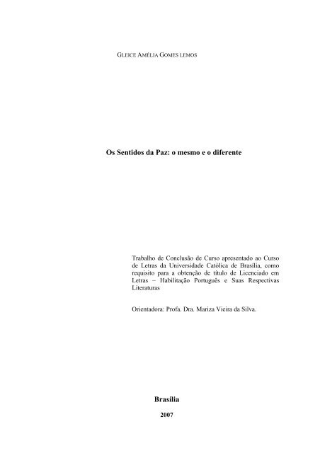 Monografia - Universidade CatÃ³lica de BrasÃ­lia