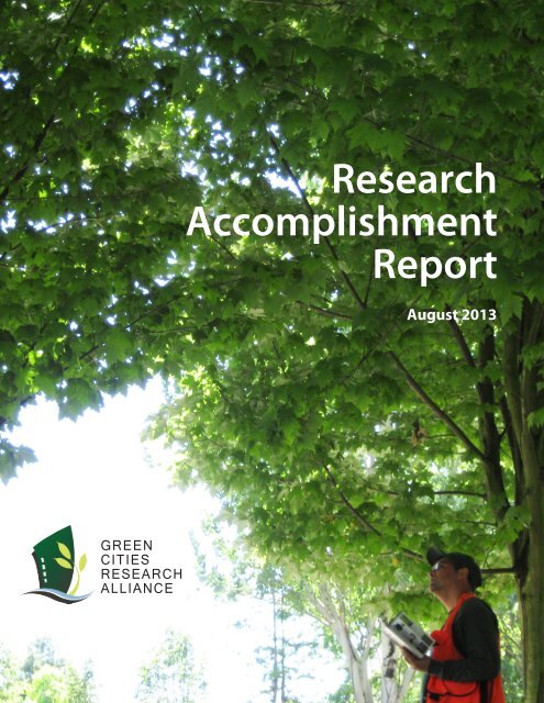 Download the new Green Cities Research Alliance Accomplishment ...