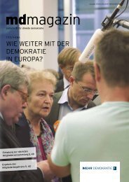 Ausgabe 3/2012 - Mehr Demokratie eV