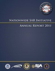 Nationwide SAR Initiative Annual Report 2011 - The Nationwide ...