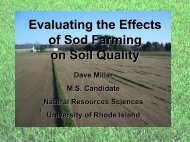 Soil Quality and Sod Farming - NeSoil