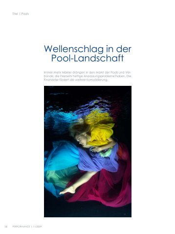 Wellenschlag in der Pool-Landschaft - Smartcompagnie GmbH