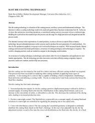 slot die coating technology - PSTC. Pressure Sensitive Tape Council