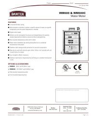 WM600 & WM600C Water Meter - Hobart