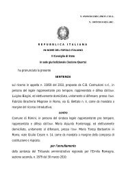 testo della sentenza - Territorio