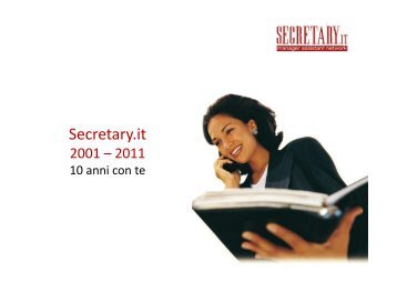 Secretary.it Formazione 2012 [modalità compatibilità]
