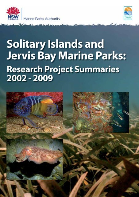 Research Project Summaries 2002-2009 - Marine Parks Authority ...