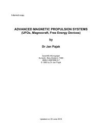ADVANCED MAGNETIC PROPULSION SYSTEMS - Totalizm