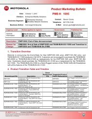 Distributors Notice - Wireless Network Solutions