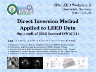 Direct Inversion Method Applied to LEED Data