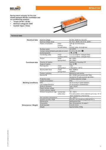 BF24-C134 - Belimo Actuators (Shanghai)