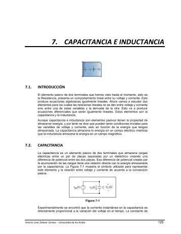 7. CAPACITANCIA E INDUCTANCIA - Universidad de los Andes