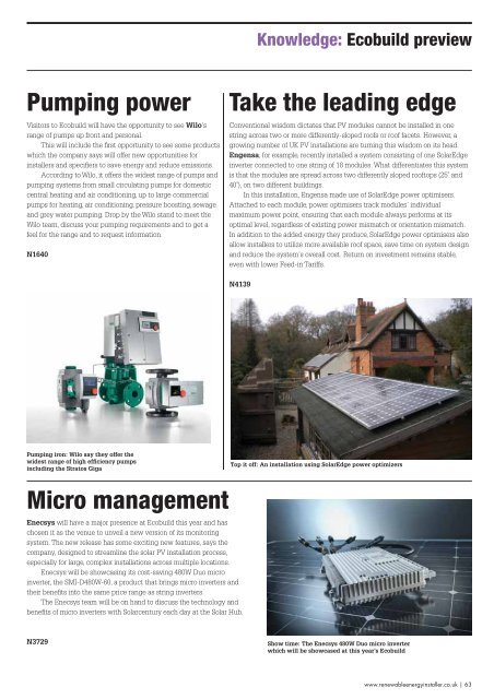 REI Mar-Apr 2012 - Renewable Energy Installer