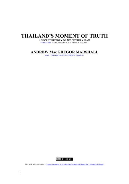 THAILAND'S MOMENT OF TRUTH - ZENJOURNALIST