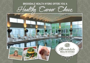 download career presentation - Brookdale Health Hydro