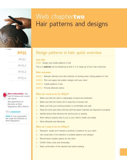 Web chaptertwo Hair patterns and designs - Cengage Learning