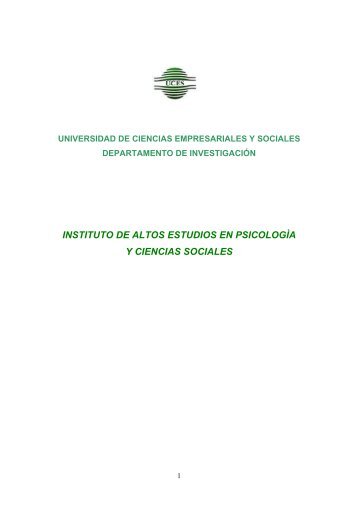 III Jornadas de Investigación en Psicologìa, 2007 - UCES