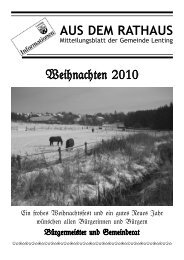 Mitteilungsblatt Lenting 2010/II