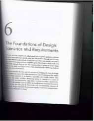 The Foundations of Design: Scenarios and Requirements