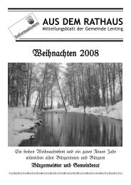 Mitteilungsblatt Lenting 2008/II
