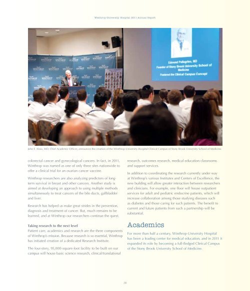 Annual Report - Winthrop University Hospital