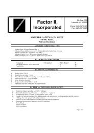 Factor II, Inc.