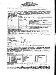 Government of India Ministry of Labour & Employment (Directorate ...