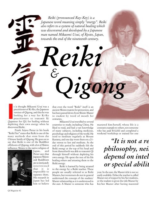 Issue 37 - Tse Qigong Centre
