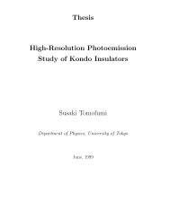 Thesis High-Resolution Photoemission Study of Kondo Insulators ...