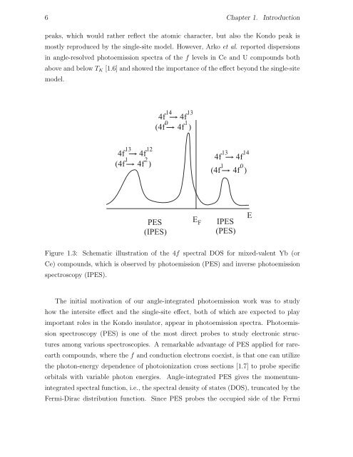 Thesis High-Resolution Photoemission Study of Kondo Insulators ...