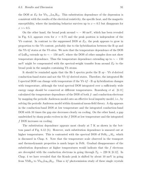 Thesis High-Resolution Photoemission Study of Kondo Insulators ...