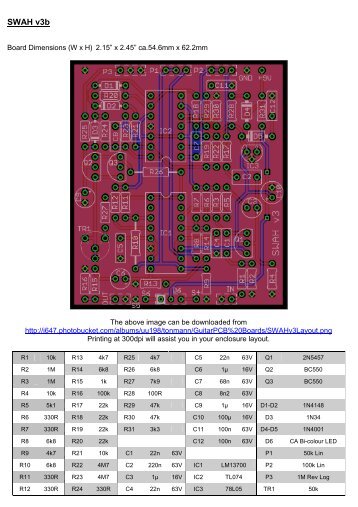 SWAH v3 - GuitarPCB.com