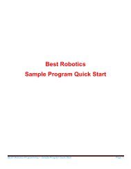 Best Robotics Sample Program Quick Start - ROBOTC.net