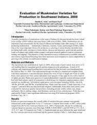 Evaluation of Muskmelon Varieties for Production in Southwest ...