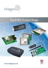 Telegesis ETRX Product Range - Glyn Store