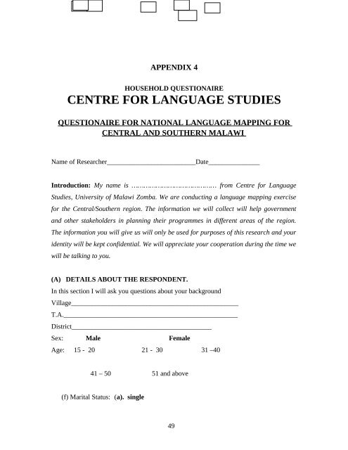 Executive Summary - Centre for Language Studies