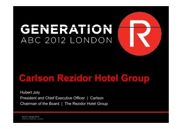 Carlson Rezidor Hotel Group