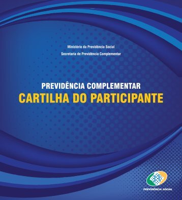 Previdência complementar: cartilha do participante