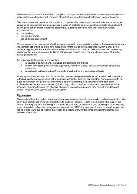 2012 CSCF Curriculum Statements.pdf - Lutheran Schools ...