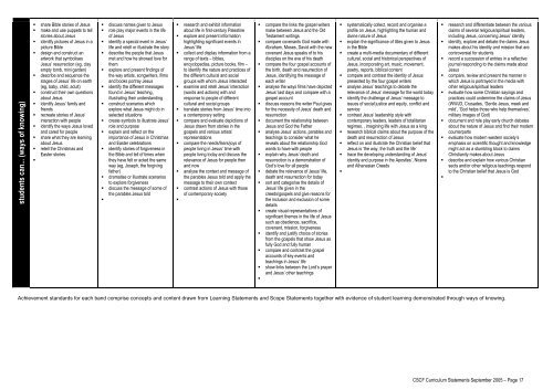 2012 CSCF Curriculum Statements.pdf - Lutheran Schools ...