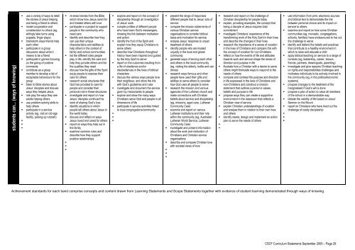 2012 CSCF Curriculum Statements.pdf - Lutheran Schools ...