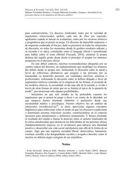 Estigma e identidad de las personas obesas en la semÃ¡ntica del ...