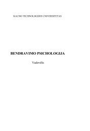 Bendravimo psichologija - SOS03.lt