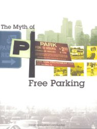“The Myth of Free Parking” (pdf) - Transit for Livable Communities